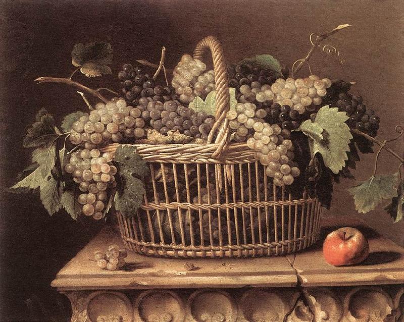 DUPUYS, Pierre Basket of Grapes dfg oil painting picture
